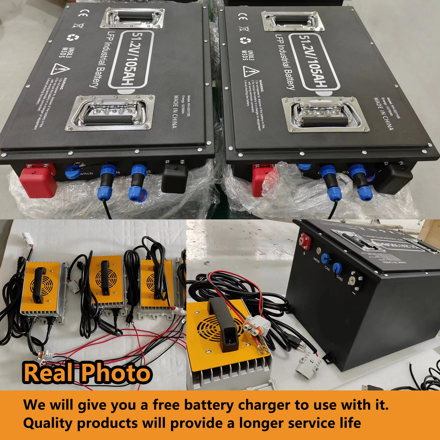 Wholesale Golf Cart Battery Trolley Car Rechargeable Pack 48V Lifepo4 36V 60V 72V 96V 100Ah 105Ah 200Ah 51.2V Lithium