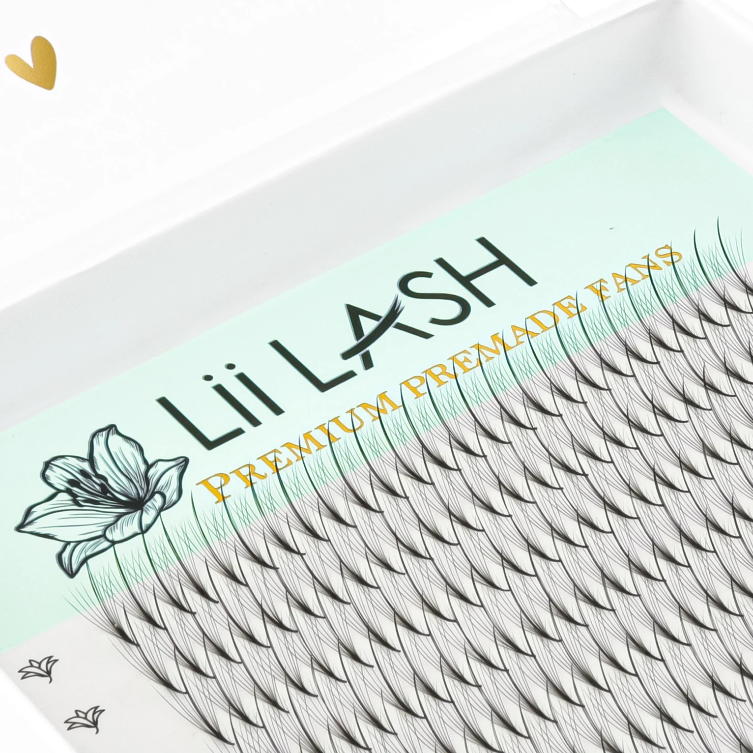 Long lasting wispy lashes fiber premade eyelash fans thin base wholesale premade lash extensions custom packaging 0.03 0.05 0.07
