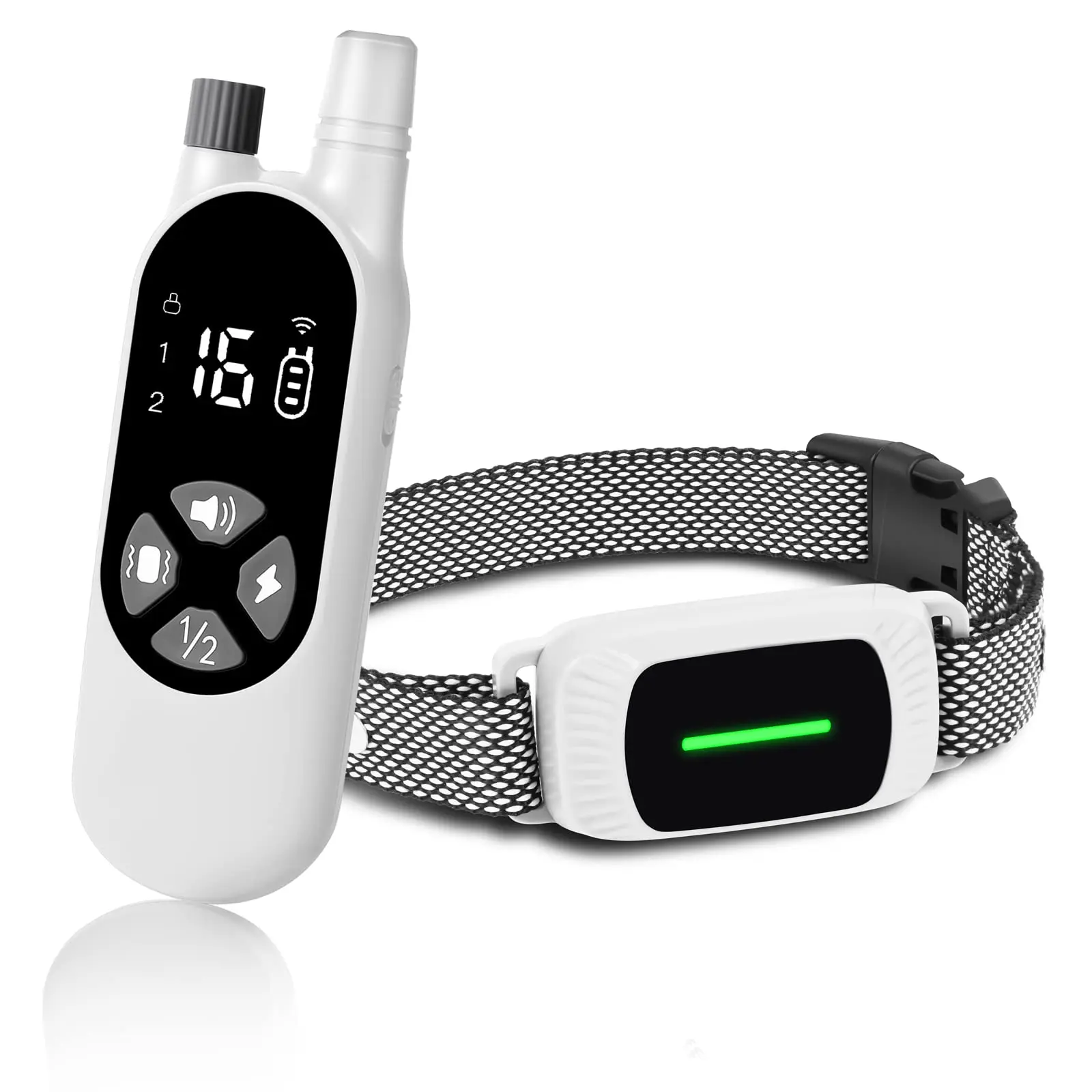 Pet Dog Training Collar Waterproof Remote Control Rechargeable LCD for Small Big Dogs Sound Anti-Bark Training Receiver