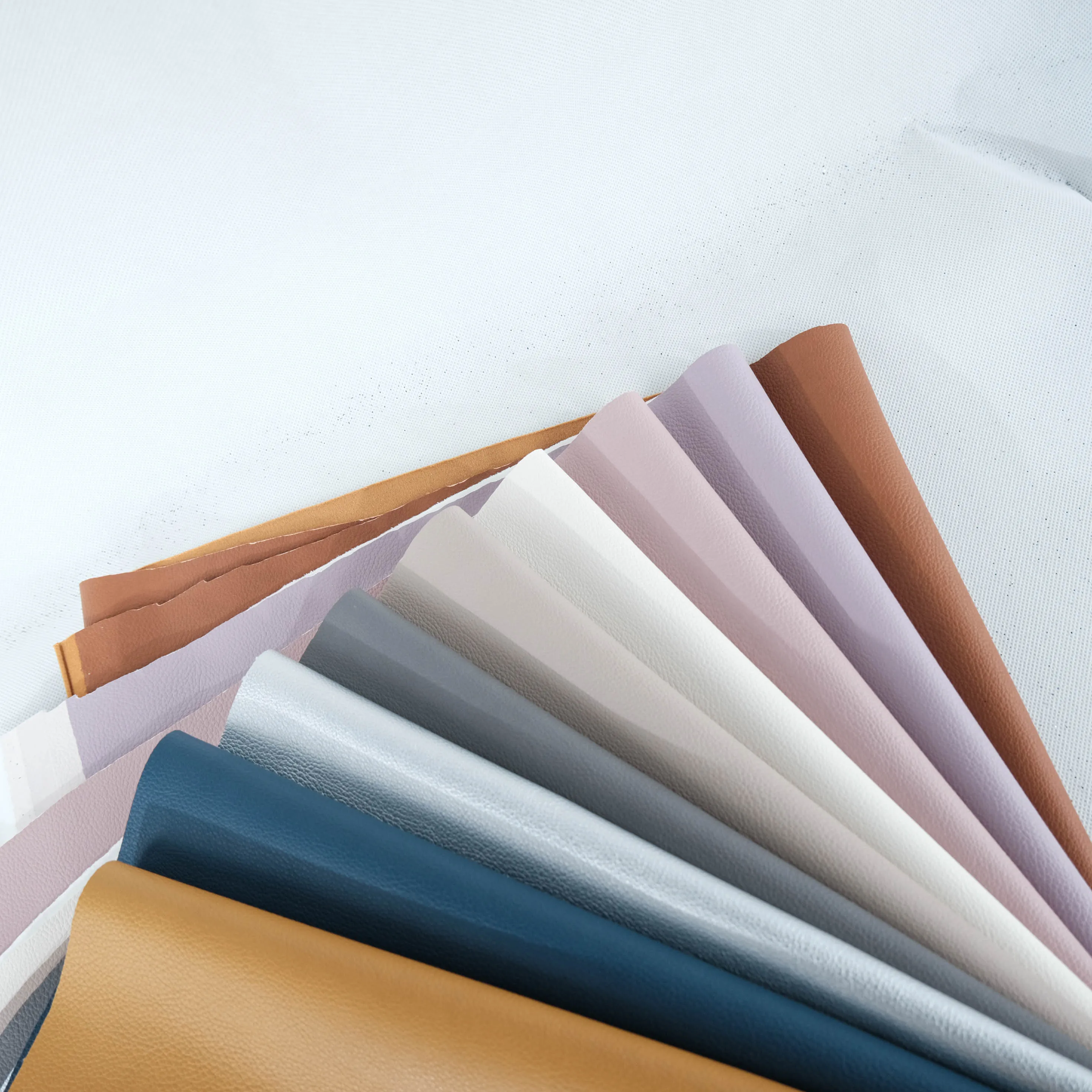 Vegan colorful waterproof jewellery lining pu synthetic leather fabric