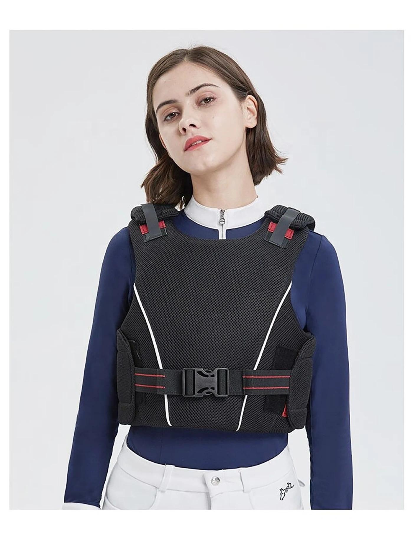 Latest Design Customized Logo Printing OEM ODM 2022 Professional Horse Riding Women Safety Vest