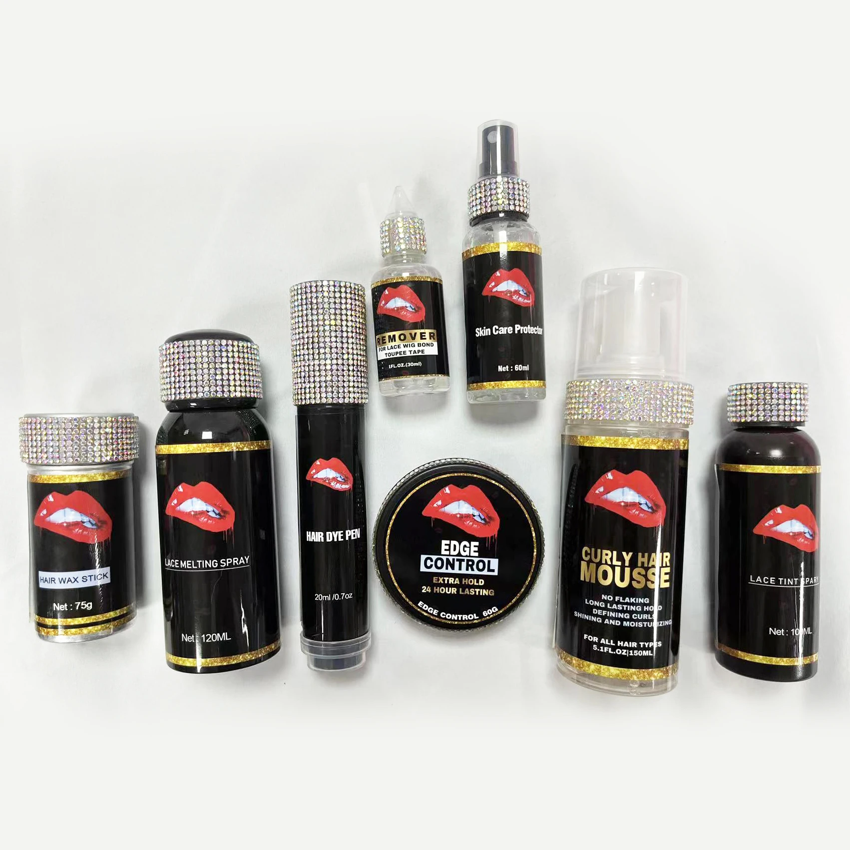 Manufacturer supply wholesale custom logo lace glue waterproof strong lace tint spray water proof lace wig glue