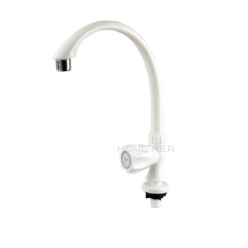 Factory Directly Sale Price Sink Mounted Kitchen Faucet PP ABS Sink Faucet Homeuse Water Tap