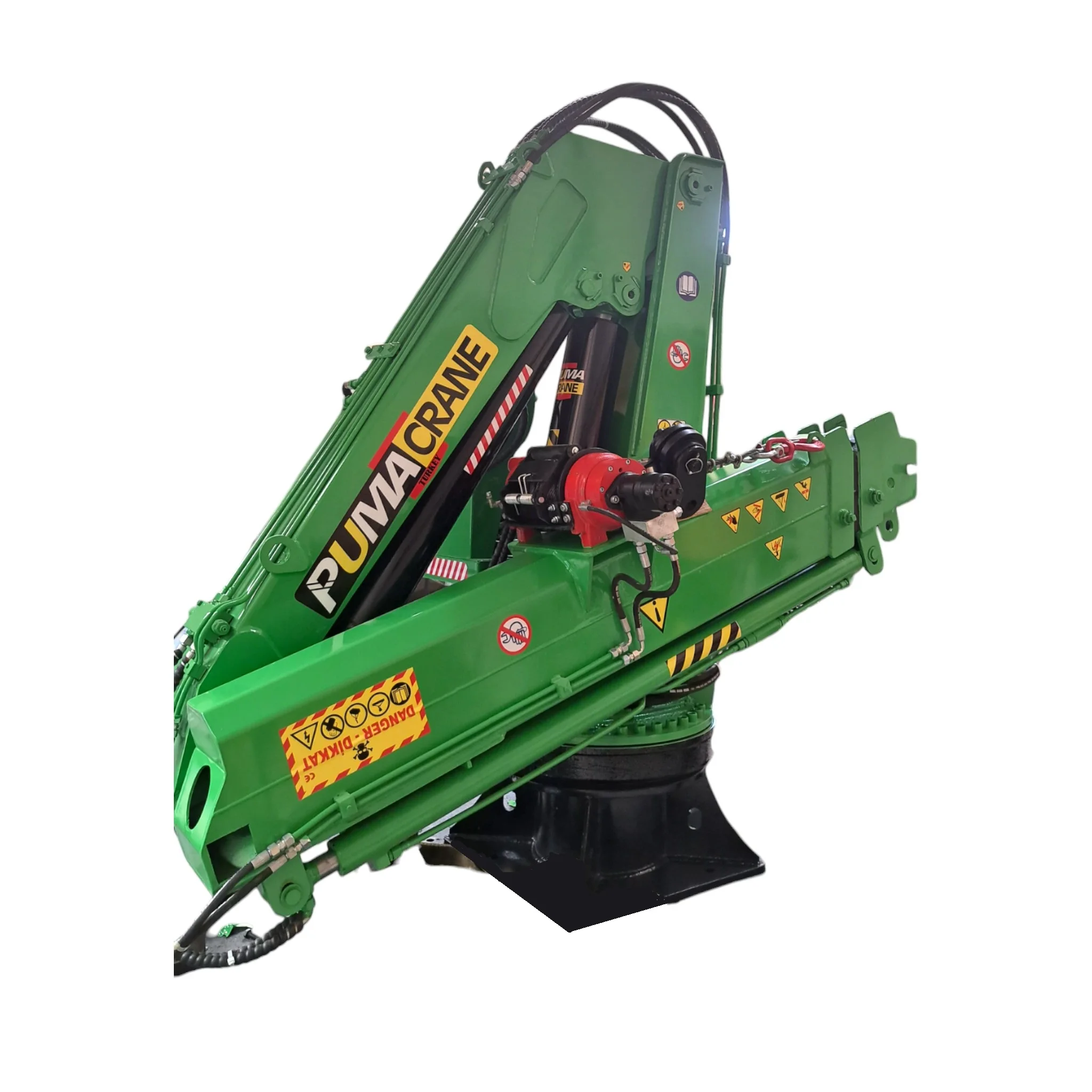 Puma Brand High Quality High Operating Efficiency 5 Ton Hydraulic Knuckle Boom Marine Deck Crane for Fishing Boat from Turkey