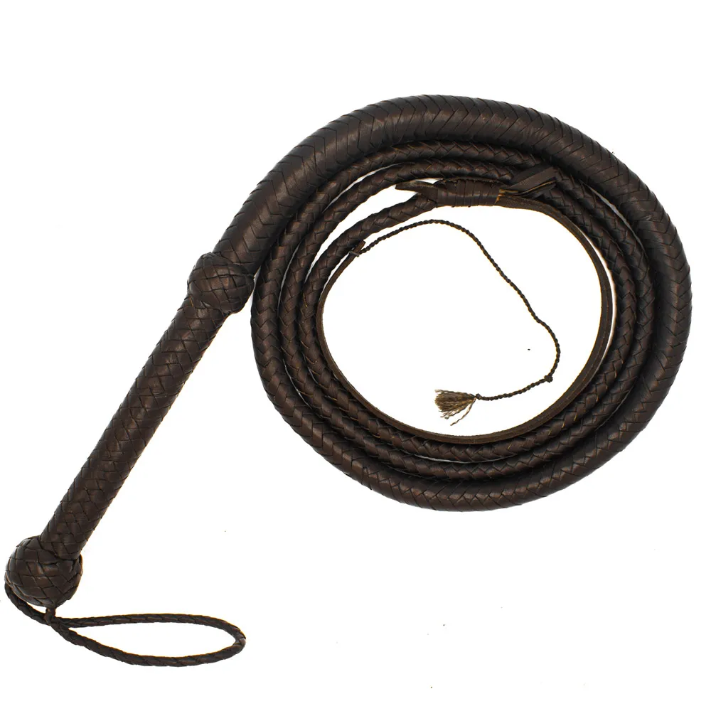 Wholesale Price Leather Whips for Versatile Use High Performance Soft Grip Handle Horse Riding Whip by Standard International