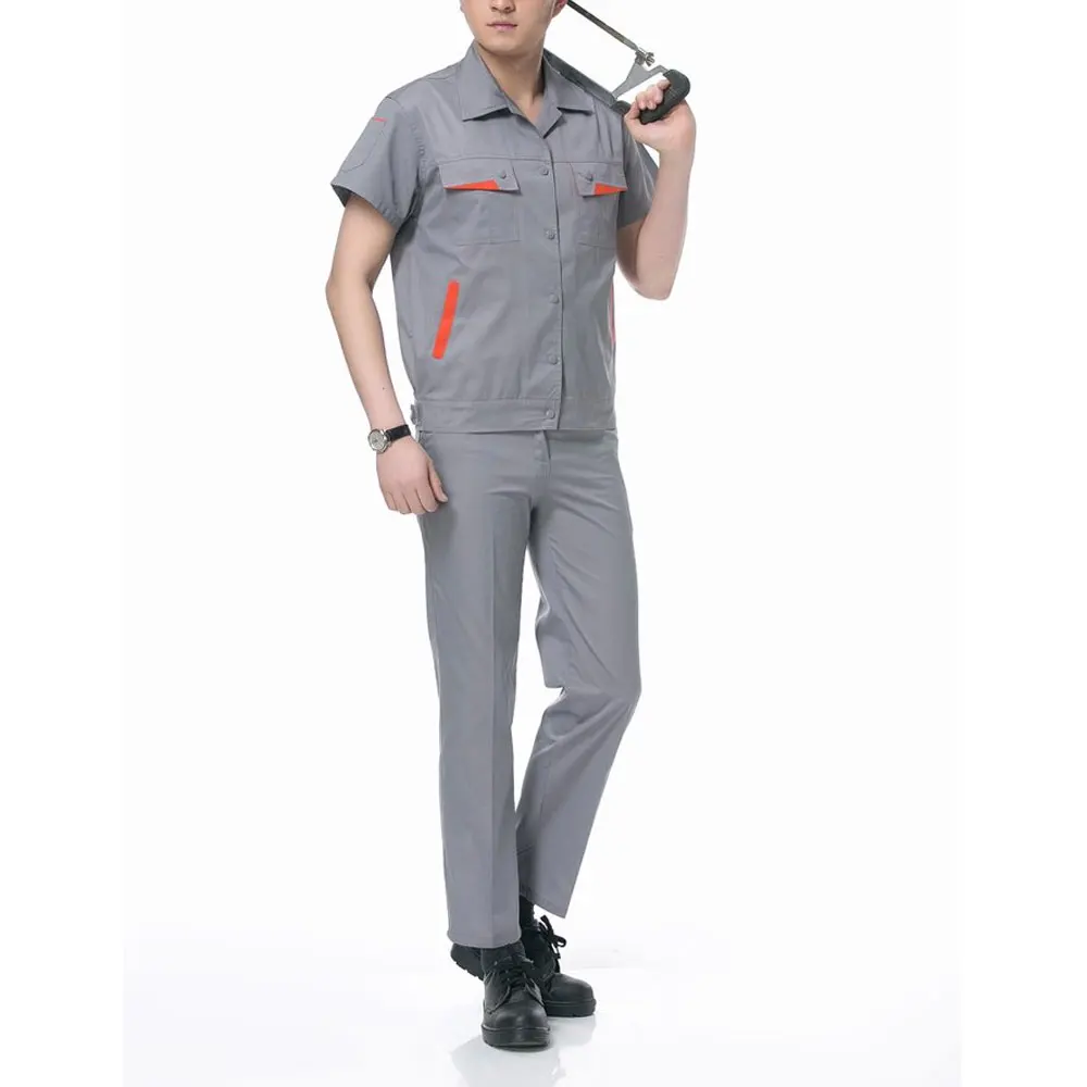 Top Quality Safety Overall Work Shop Mechanic Suit Construction Work Clothes Industrial Workwear Uniforms Men All Sizes