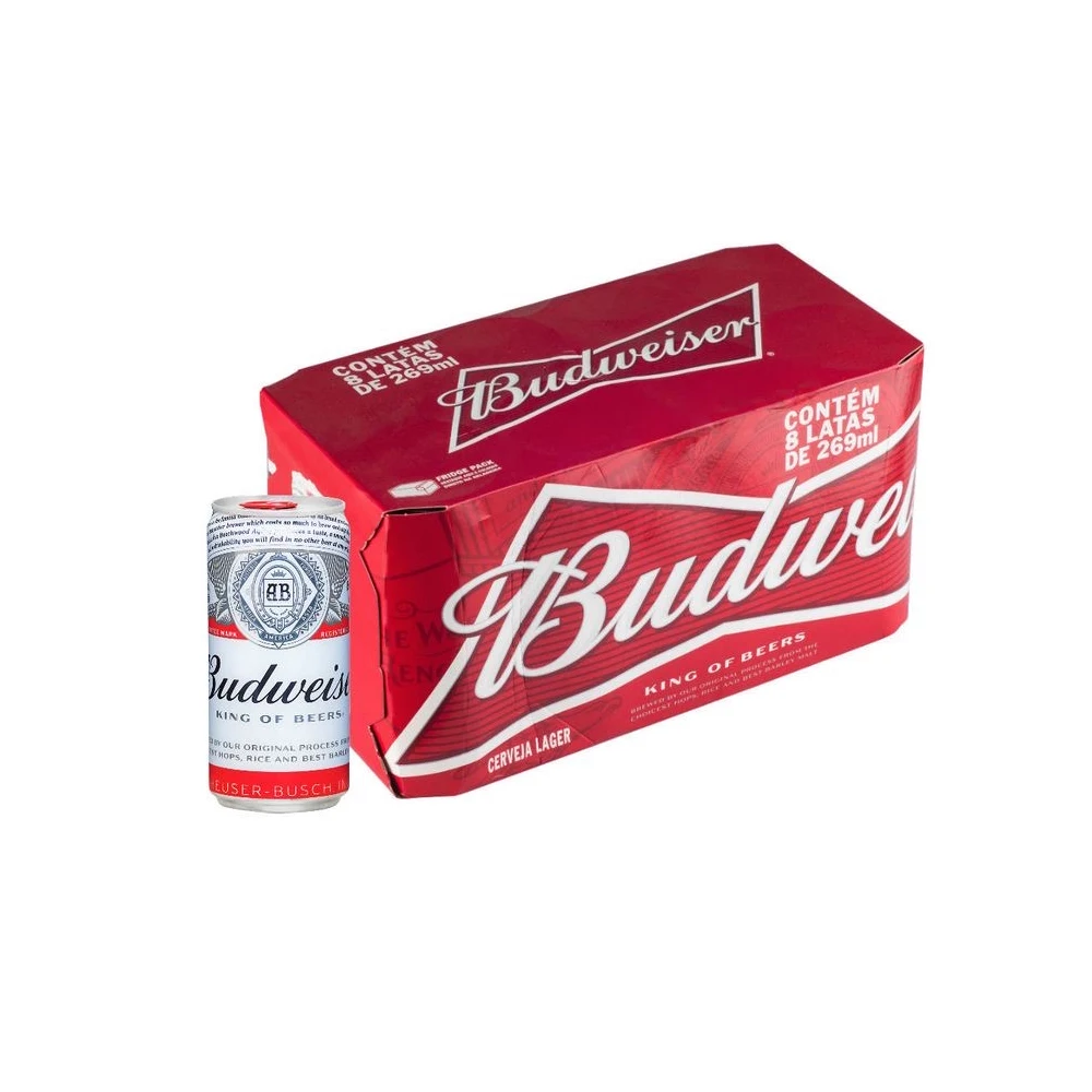 Premium lager steam budweiser beer 330ml can drinking beer factory