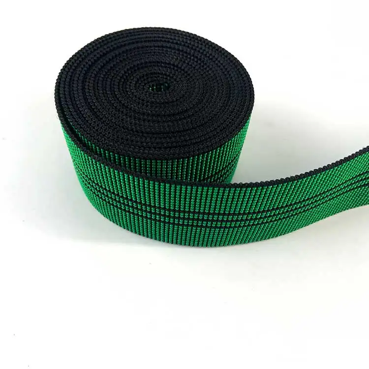 5 CM Green Adjustable Strap Webbing Band  High Elasticity Elastic Band for Sofa