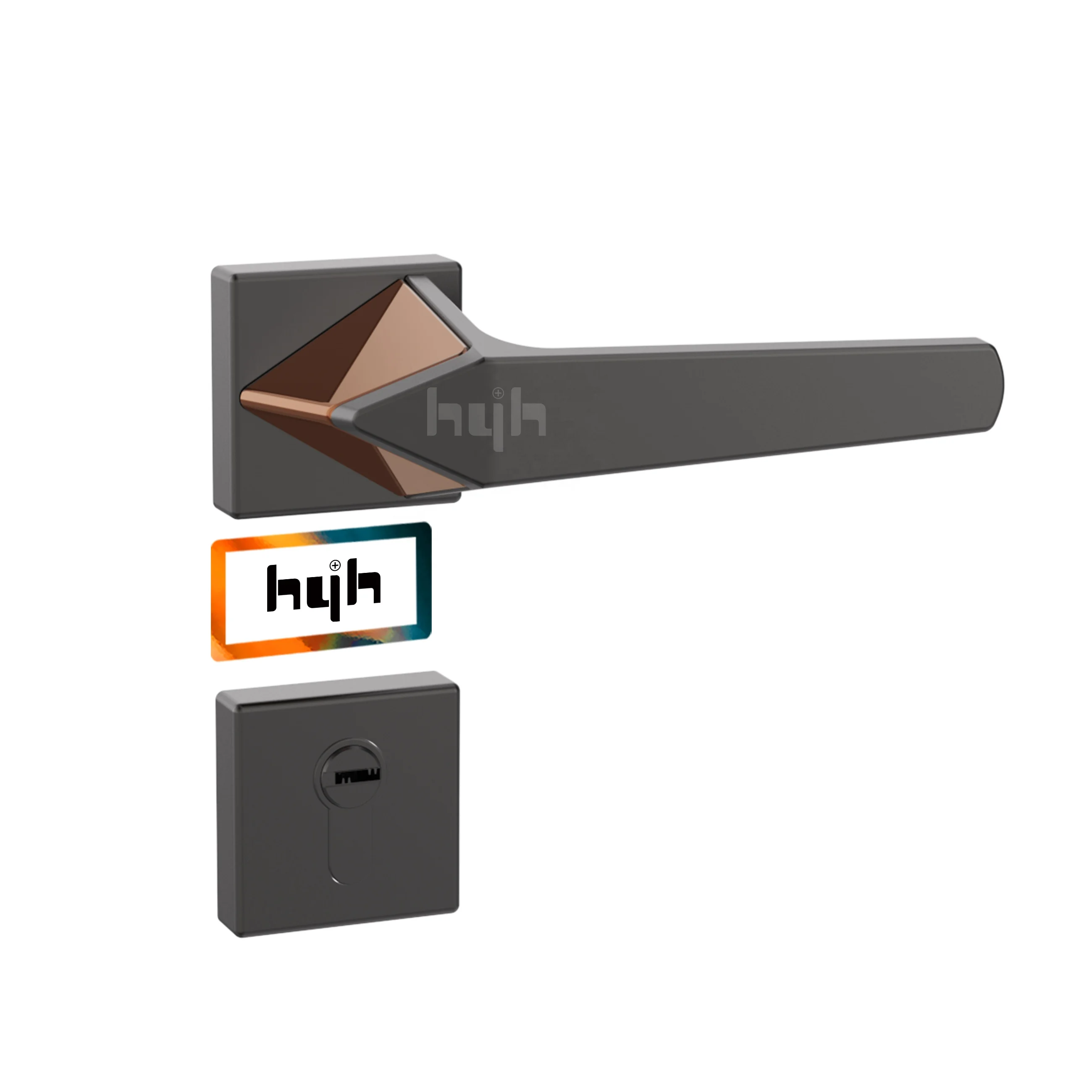 Guangdong-hyh hardware Bangladesh Bronze Handle Door Lock Handle In Dubai