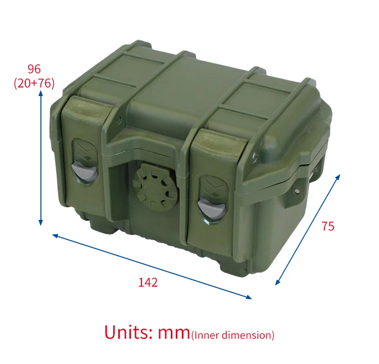 hard plastic emergency rescue medical instrument box for devices tool case