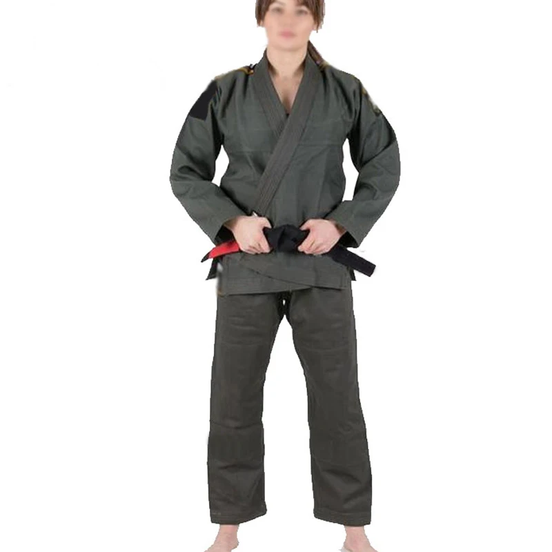 Professional Jiu Jitsu Uniform Suit With Belts 100%Cotton Martial Arts Suit Custom Made Jiu Jitsu Uniform