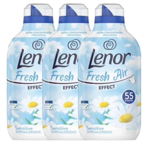 Lenor Fresh Air Effect Sensitive Textile Rinse 165 washes 3x770ml