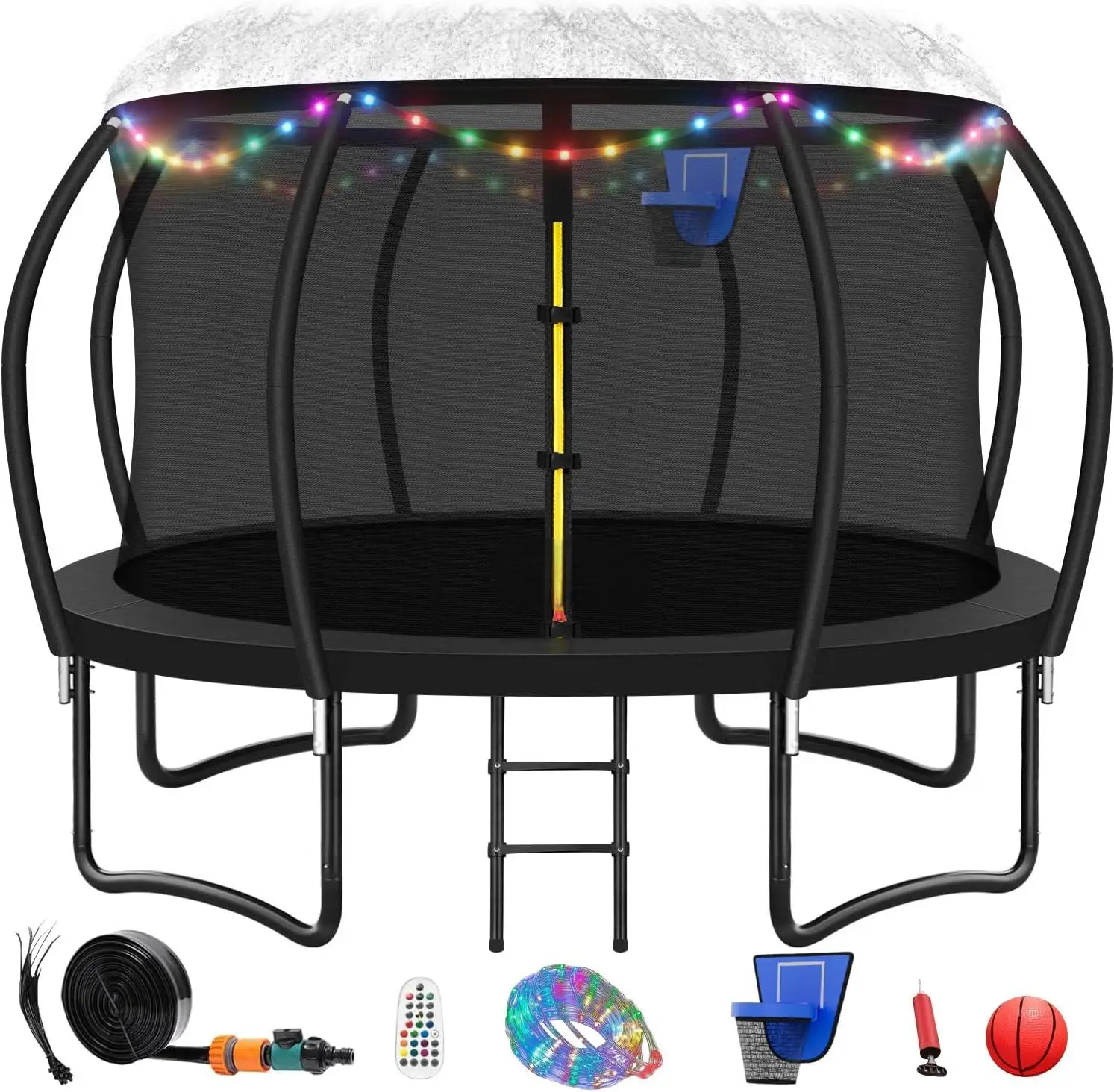 Backyard Outdoor 8FT 10FT 12FT 14FT 16FT Rebounder Trampoline with Safety Enclosure Net for kids