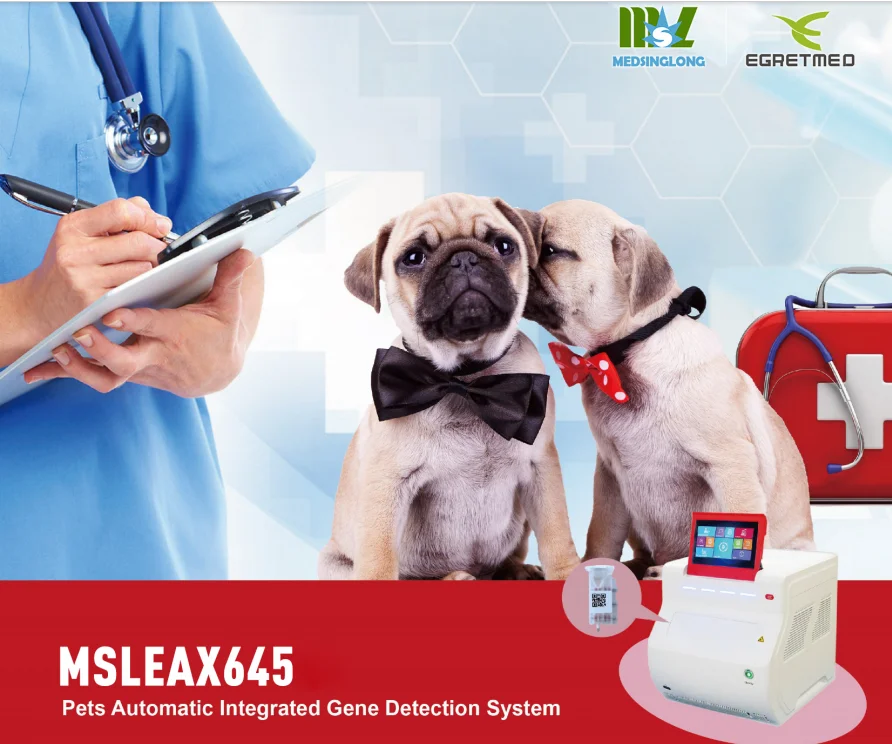 High efficiency and portable four-channel vet PCR analyzer with a good price MSLEAX265