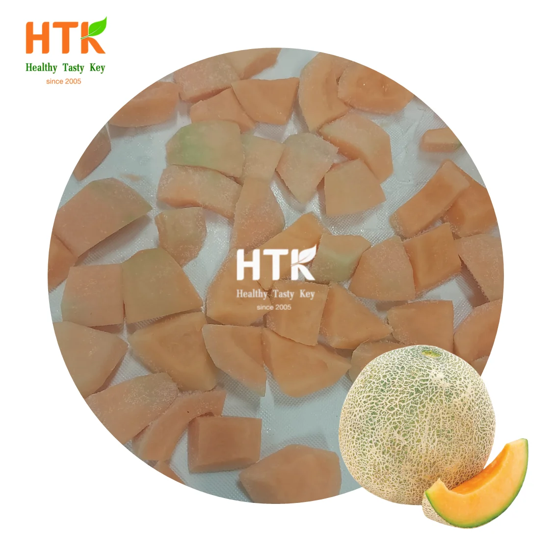 Хит продаж 2022, замороженная Дыня IQF, сделано на вьетнамской фабрике, 100% натуральная из HTK FOOD для продуктов питания и напитков