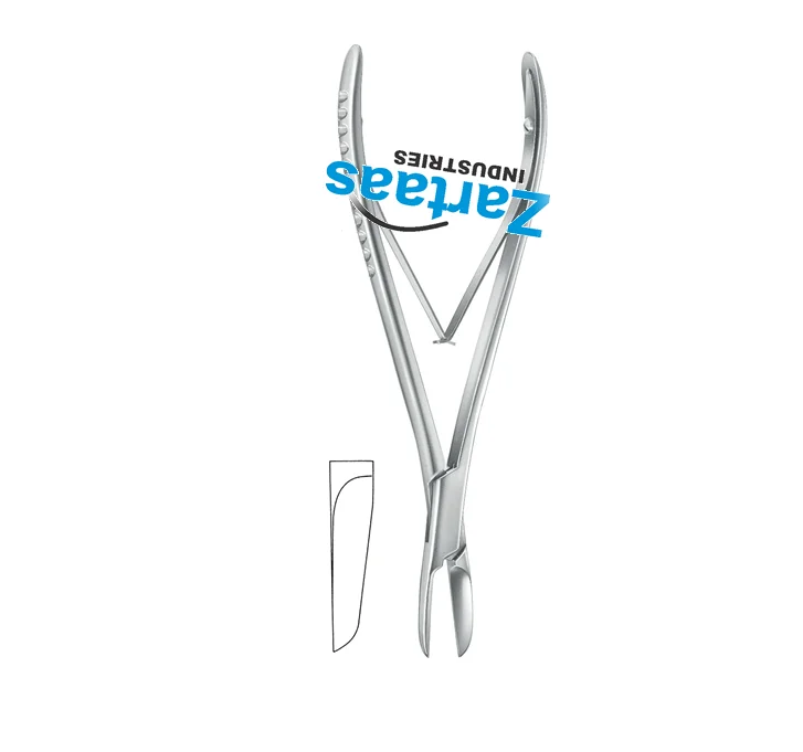 High Quality Stainless Steel Non-Sterile Cottle Kazanjain Bone Cutting Forceps Straight Length 19 centi meter