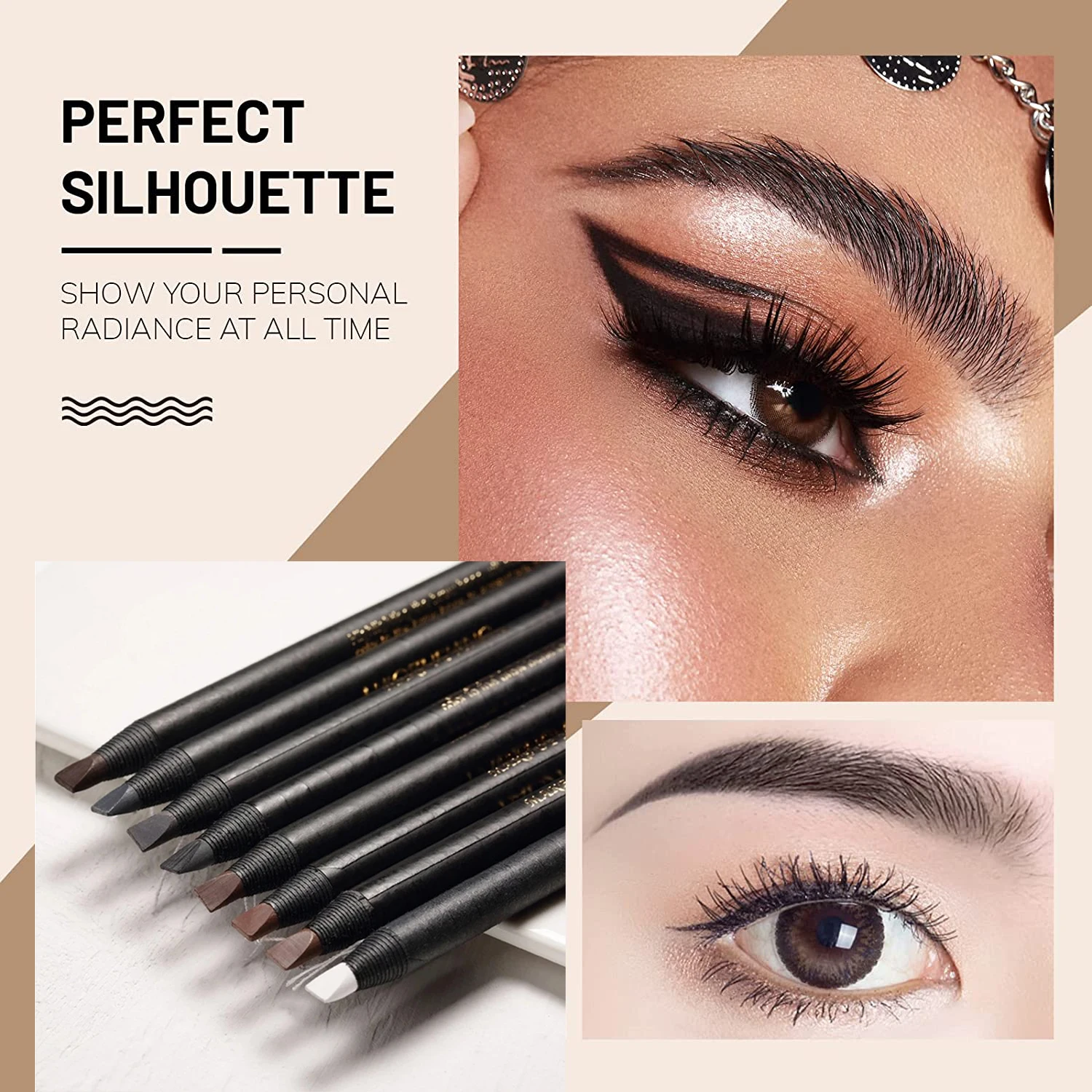 Oem Low Moq Duckbill Peel Off Waterproof Wood Microblading Tools Tattoo Brow Eyebrow Pencil For Pmu And Permanent Makeup