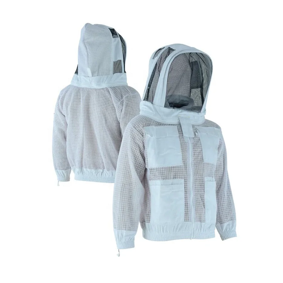 High Quality Ventilated Beekeeping Jacket Casual Custom Comfortable Honey Bee Jacket  Fencing Veil  Beekeeping Jacket