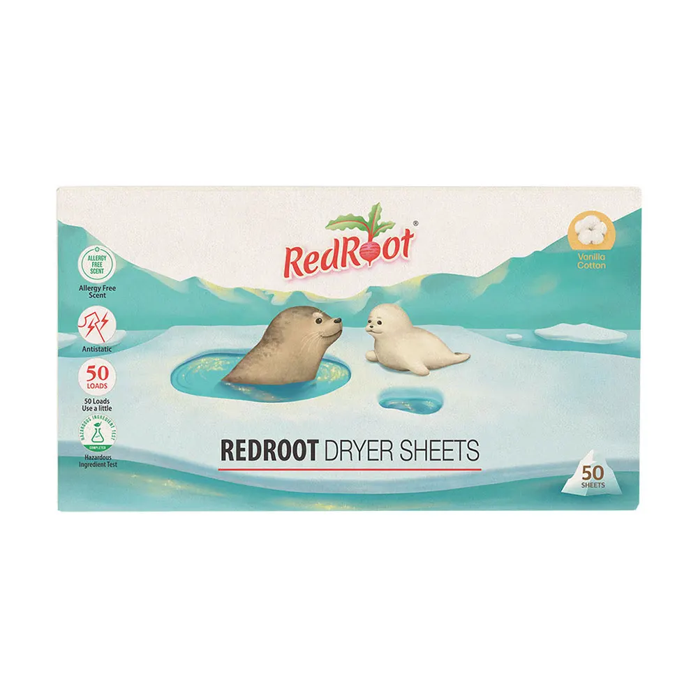 Baby Supplies & Products RedRoot Dryer Sheets_Vanilla Cotton For removing car or shoe cabinet odors Baby Skin Health care