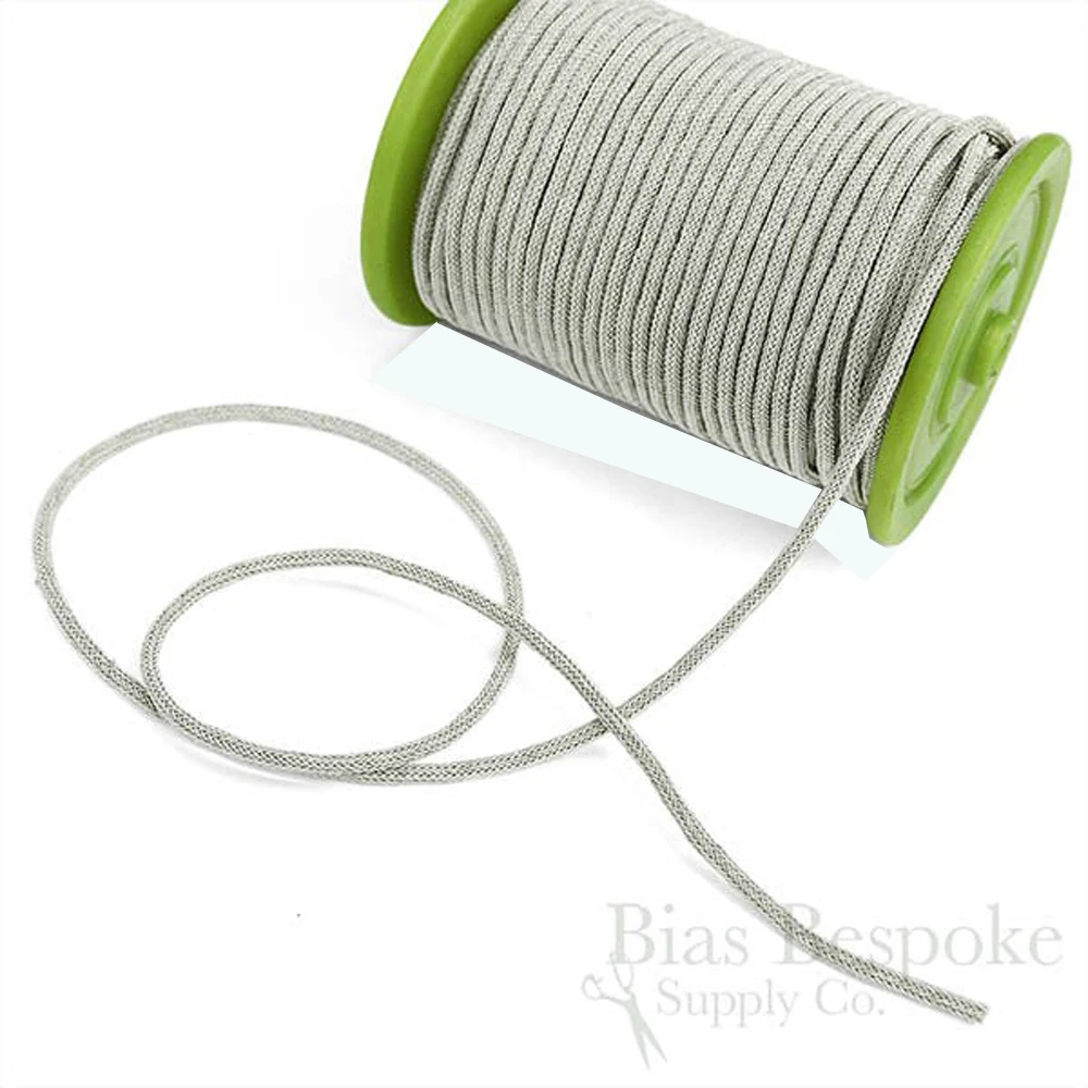 Real Metal 4mm Braided Round Bullion Cord, Gold Color,