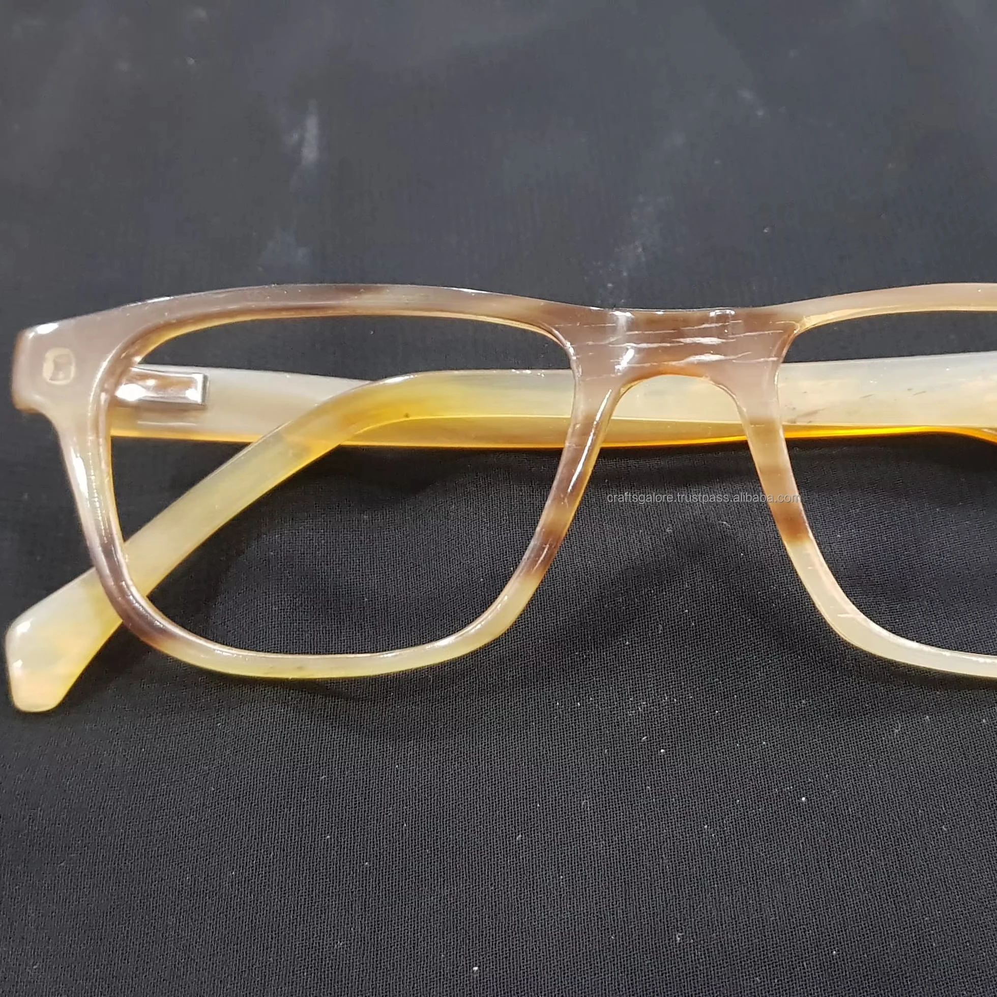 Handcrafted Animal Horn Eyeglasses Frames Unisex Unique Style for Visionary Wearers from India