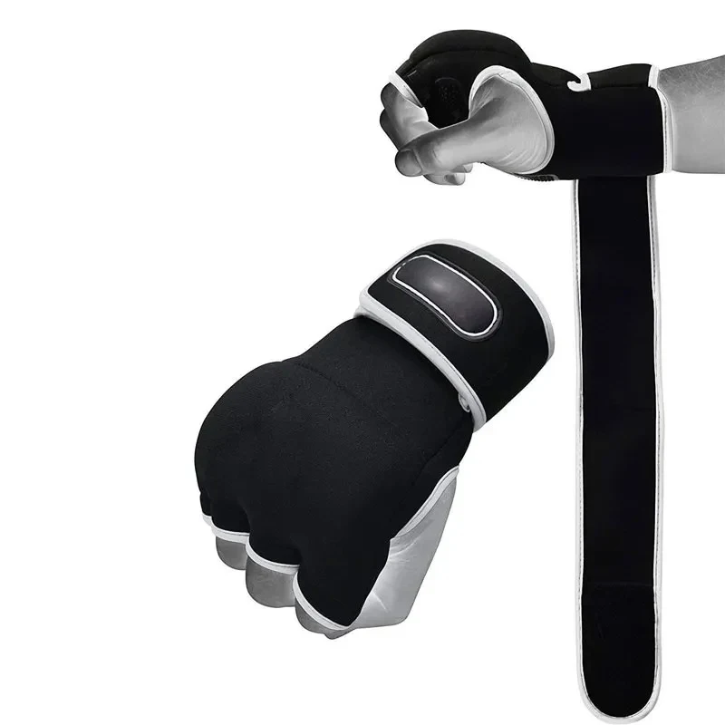 Professional Karate Mitts Elasticated Cotton Martial Arts Boxing MMA Training Inner  Open Finger Muay Thai Bandages Fist