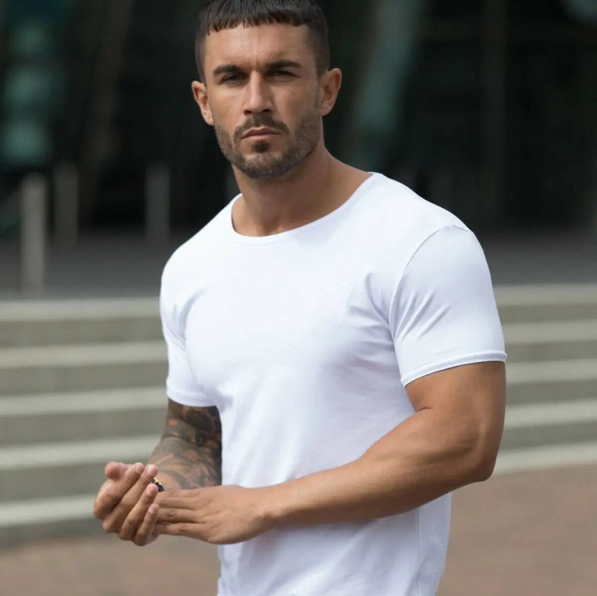 Hot Trend - Wholesale OEM soft  plain mens t shirts - High quality T-shirt customized size export lowest taxest