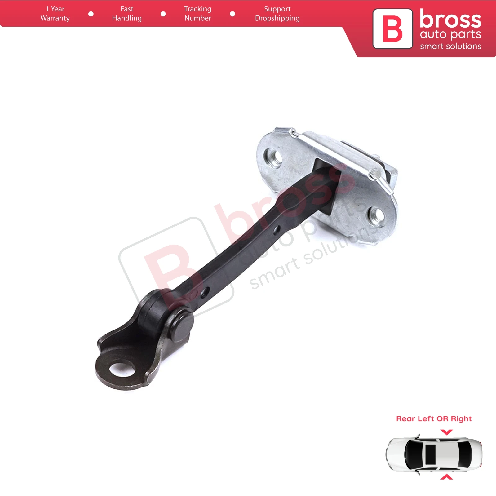 BDP1364 Rear Door Stop Check Assy Limiter Strap for Toyota Yaris Echo Verso FunCargo Vitz Platz MK1 P1 P2 1999-2003 Pre-Facelift
