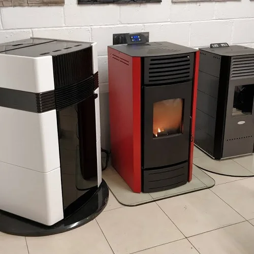 Wholesale price  high Quality CE automatic feeding stoves 400sq meters wood burning boiler/ prity wood pellet stoves