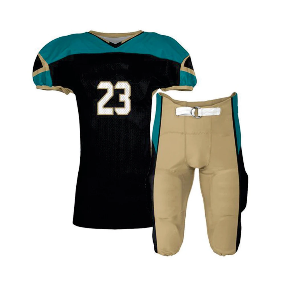 Cheap Unisex American Football Jersey Sports Uniform Set Plain Pattern Football Jerseys