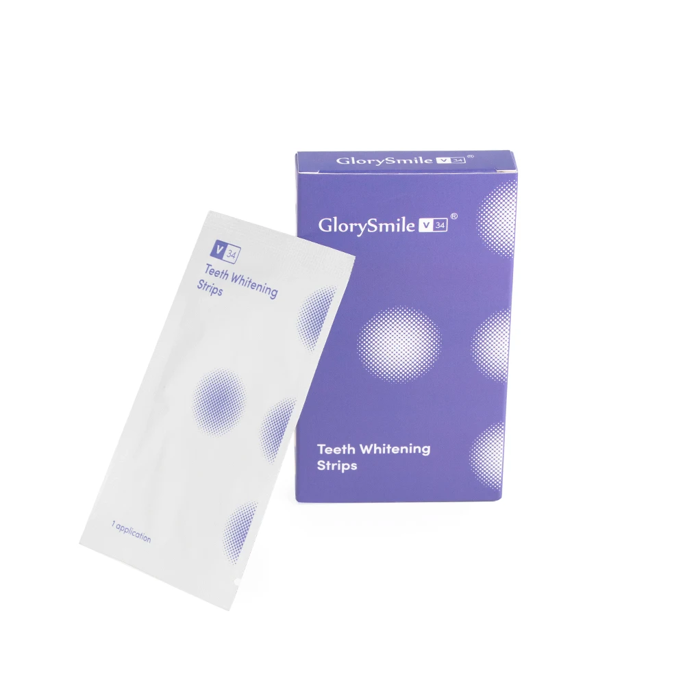 V34 Purple Teeth Whiten Strips Pajero V34 Accessories for Sensitive Teeth