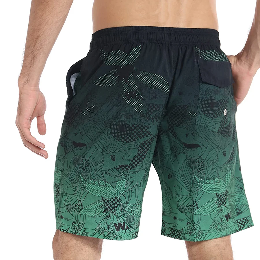 Best Selling High Quality Casual Gym Shorts for Adults Custom Made XS Size Beach Pattern Shorts Pockets Sublimated Technique