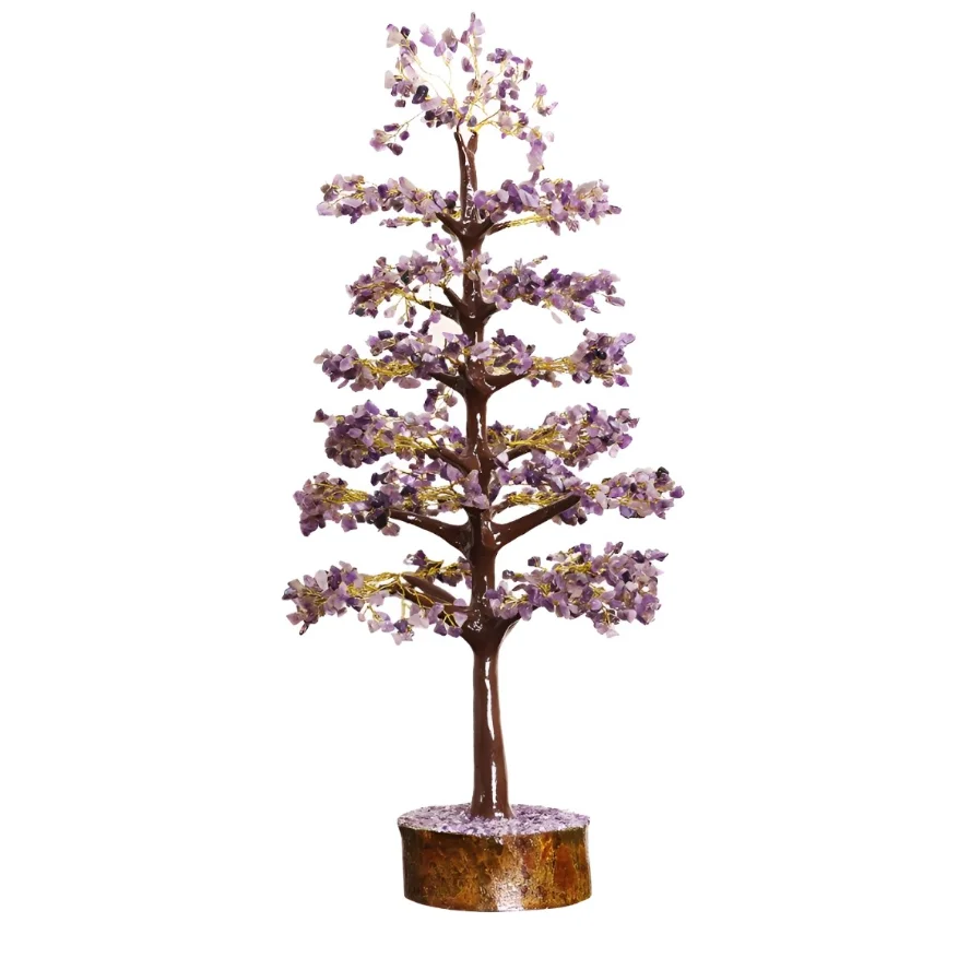 Christmas Tree, Wholesale Natural Crystal Amethyst Tree Large 2500 Beads Gemstone Trees For Home And Office Decoration