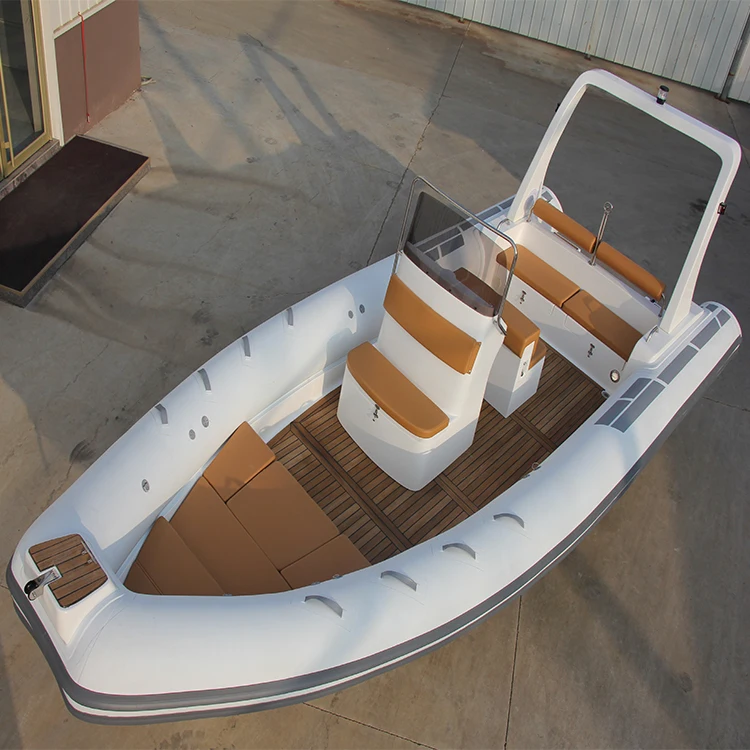25ft yamaha моторная лодка 7 6 м Стекловолоконный корпус Hypalon рыболовная жесткая надувная для продажи