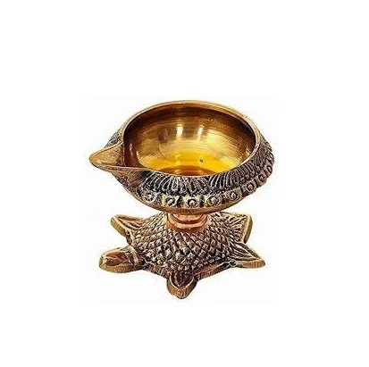 Brass Kuber Diya Wholesale Indian Brass Oil Diya for Pooja Religious Best Selling for home and Temple modern Design