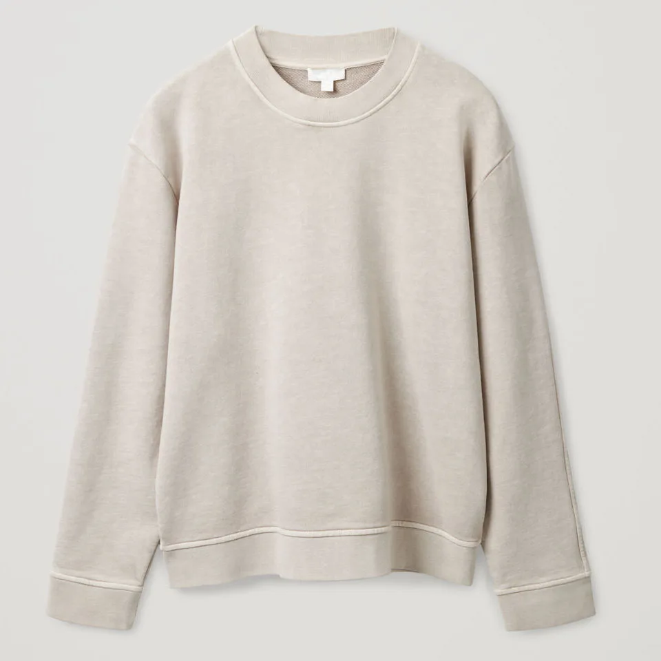 2022 Top Quality Factory Wholesale French Terry Blank Crewneck Sweatshirt Men 100% Cotton Plain Pink Sweatshirt