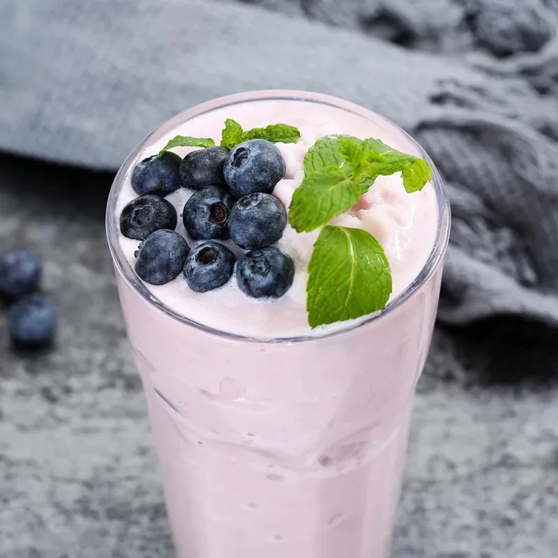Wholesale Blueberry Flavor Taiwan Bubble Pearl  Milk Tea Powder
