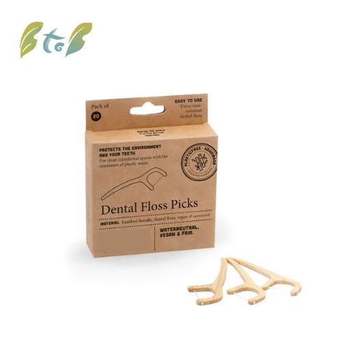 Biodegradable Dental Floss Stick bioplastic toothbrush