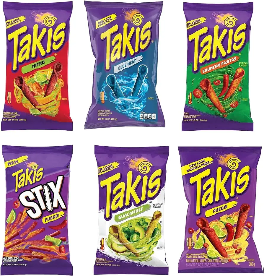 Лучшая скидка оптовая продажа Takis Fuego 92 г 280 лучшие скрученные чипсы из тортильи лимитированная серия СИНИЙ ПЕРЕЦ