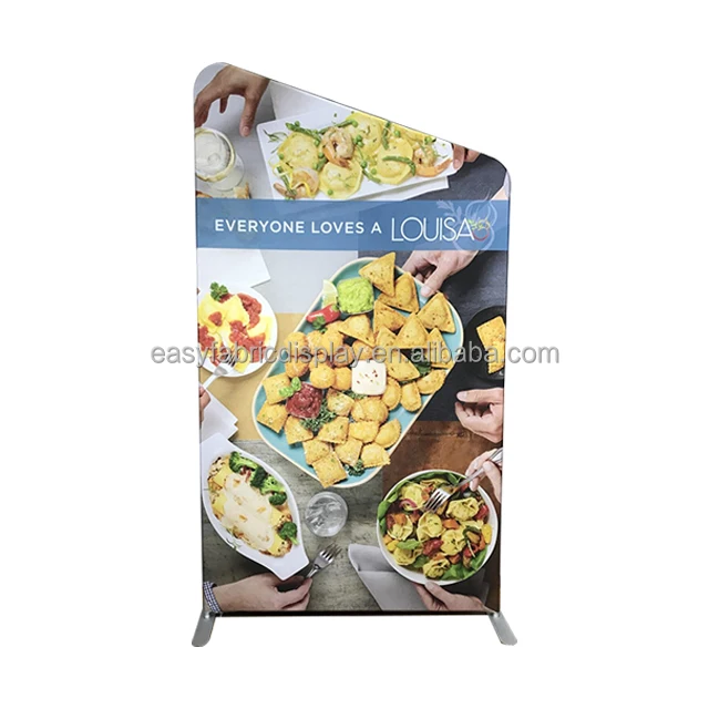 Portable exhibit booth design backdrop tower display stand exhibition booth tension fabric backdrop for trade show expo