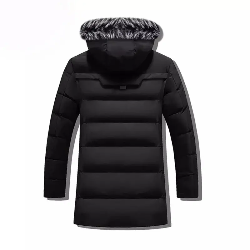Top Quality Winter Parka Men Thick Warm Winter Jacket Men Windproof Casual Outerwear Medium Long Coat Jackets