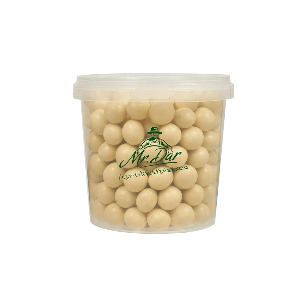 Superior Quality Roasted Hazelnuts Cream Flavor Boxed 1kg Ten-Pieces White Chocolate Covered Biscuit Fruit Ingredients B2B Sales