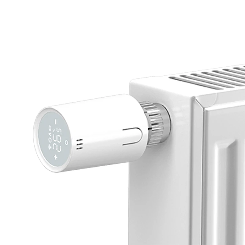 Programmable Thermostat with Easy Installation and Remote Control for Efficient Radiator Heating