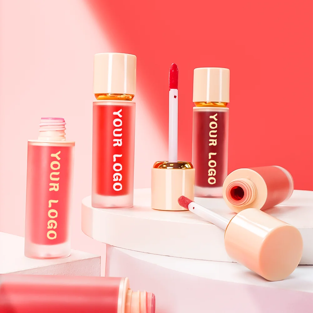 Soft Cream Blush Stick Liquid Blush Makeup for Cheeks Multi Sheer Big Brush Liquid Skin Tint Stick for Eyes and Lips Long