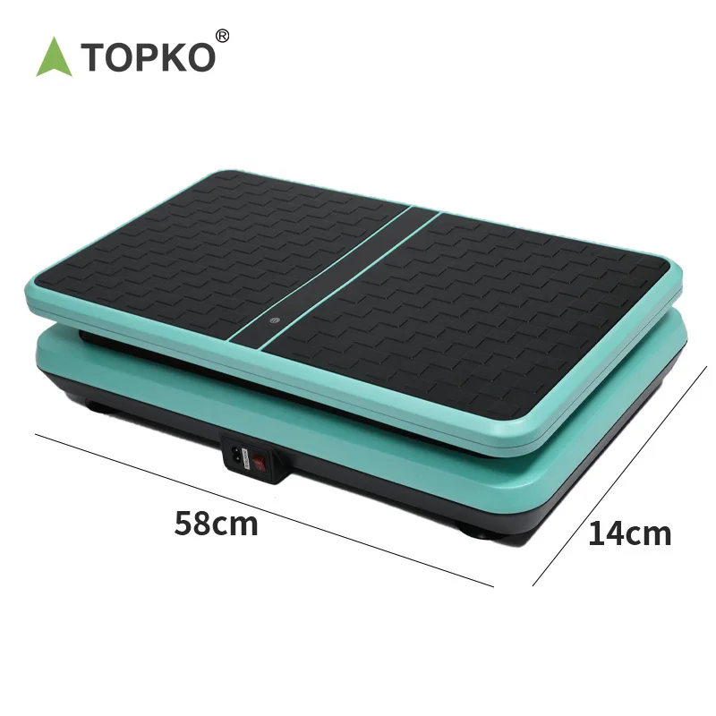 TOPKO High Quality Slim Exercise Fitness Vibration Plate Home Fitness Fat Burning Vibration Plate Exercise Machine
