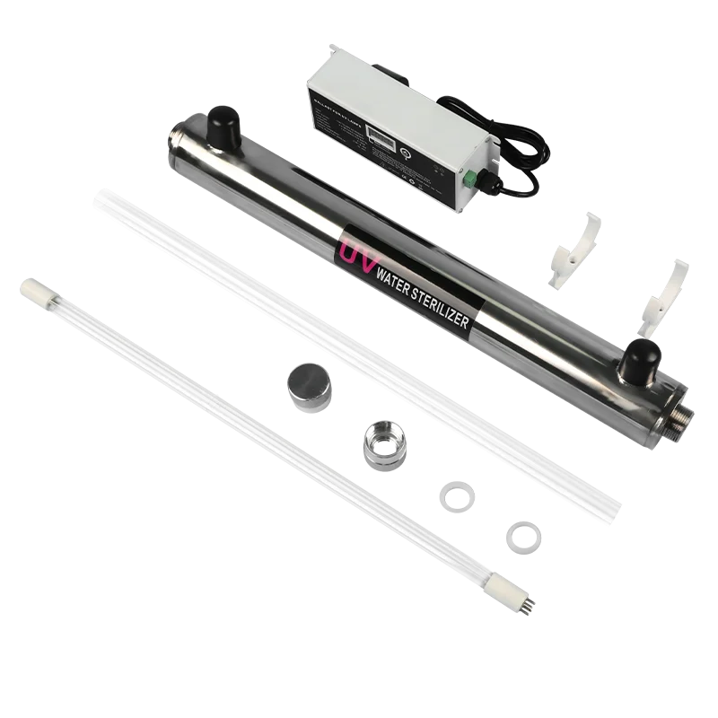 Factory Direct 304SS 316SS Casing Automation reverse osmosis water purifier 25W 6GPM UV Water Sterilization