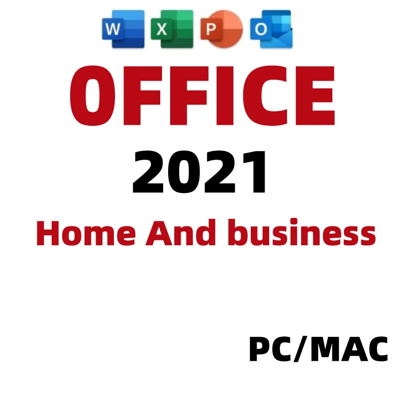 Genuine 0ffice 2021 Home And Business Bind Key For PC/Mac Off 2021 HB Retail License Code 100% Online Activation