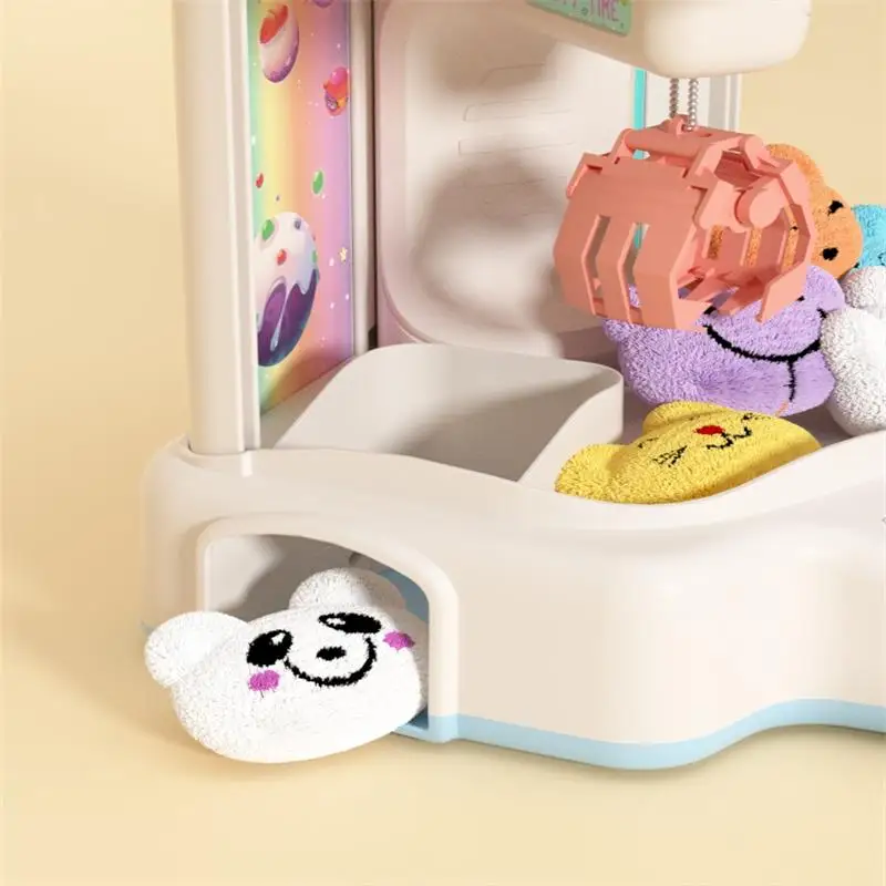 Mini Claw Machine Game Toy with Light and Sounds, Electronic Claw Toy Candy Grabber Machine for Kids Christmas Gifts
