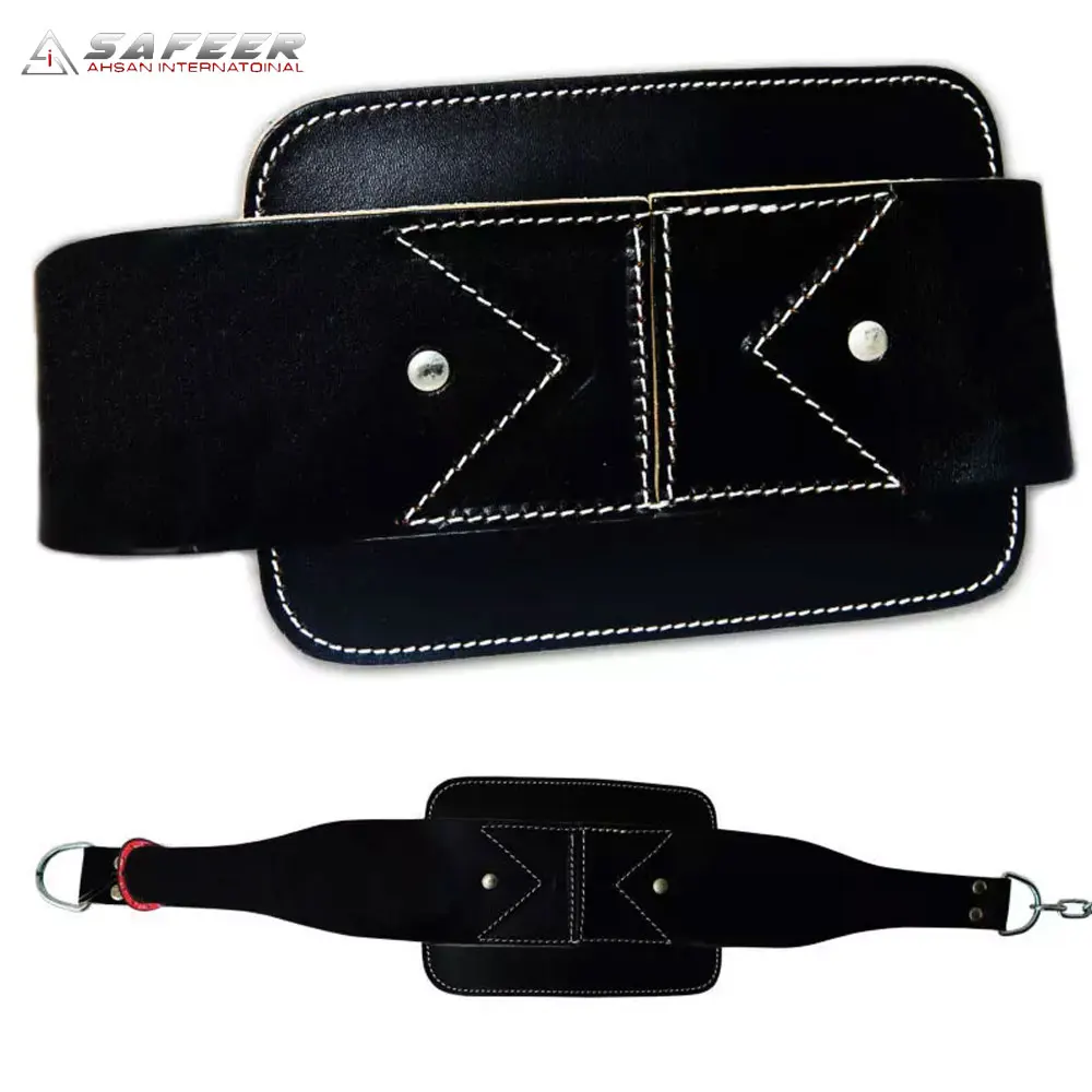 Wholesale Custom Logo Leather Weightlifting Dip Belt Favorable Price Weight Lifting Leather Dip Belt For Men And Women