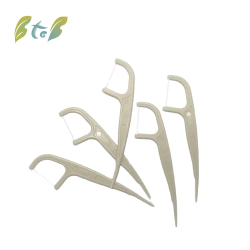 Biodegradable Dental Floss Stick bioplastic toothbrush